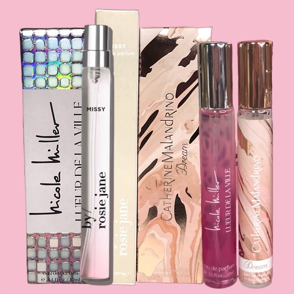 Pèrfume Frágrance Bundle of 3: By Rosie Jane, Nicole Miller, Catherine Malandrin